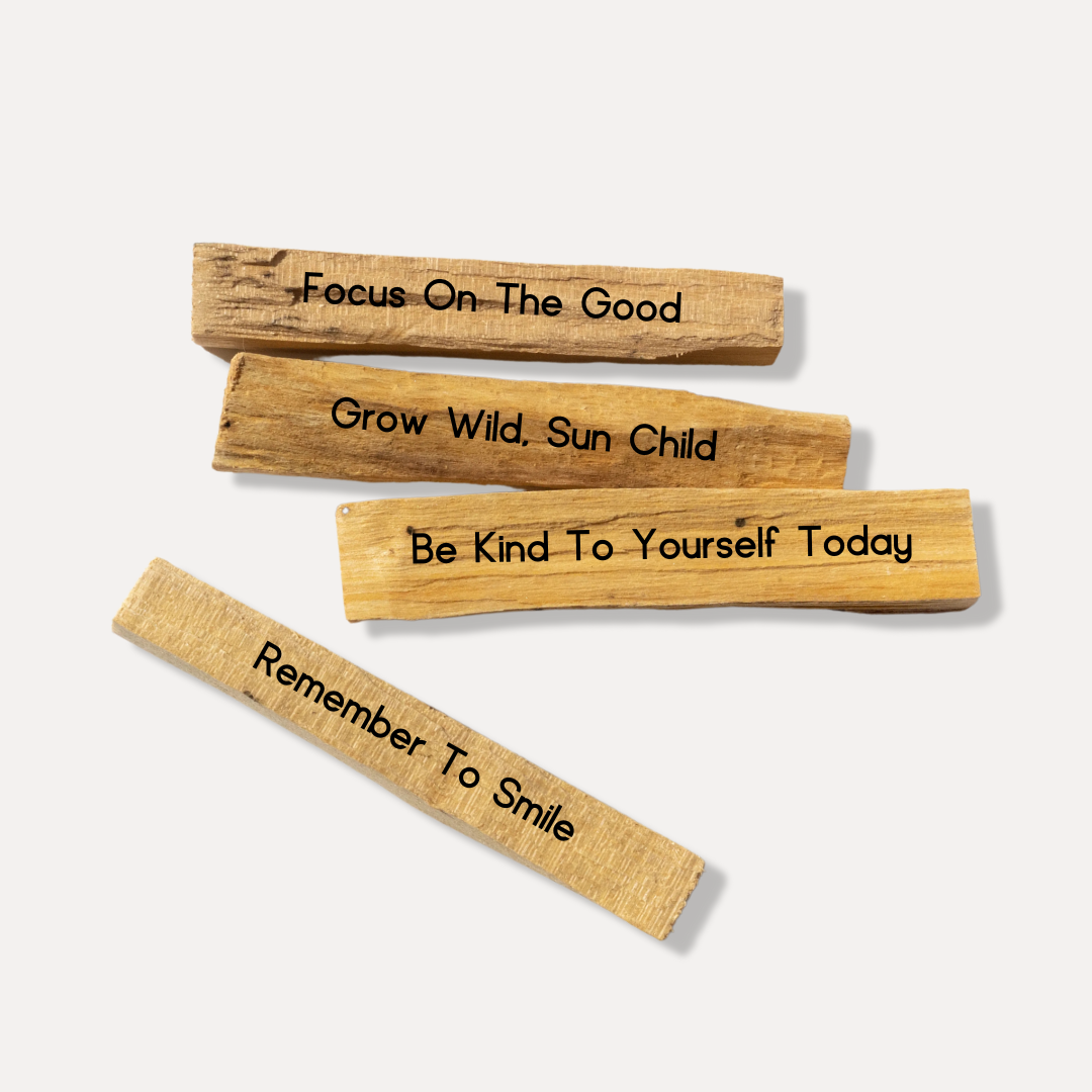 Grow Wild: A Four Pack of Engraved Affirmations