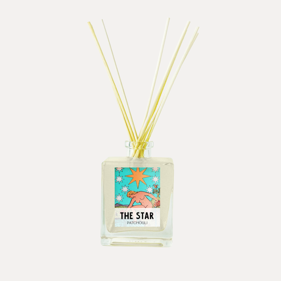 The Star Tarot Card Home Reed Diffuser (Patchouli)