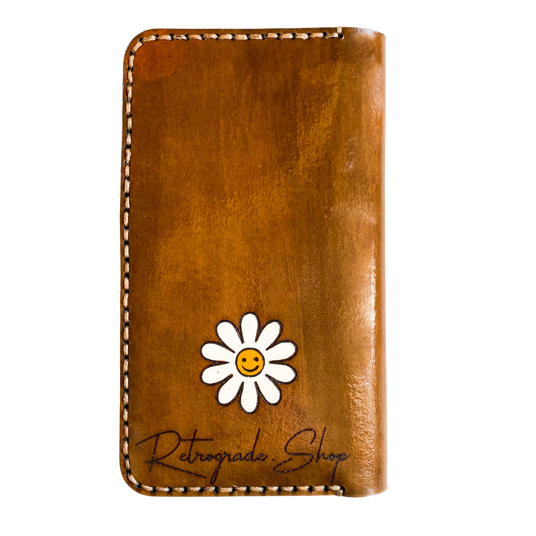 Hand Painted Leather Wallet