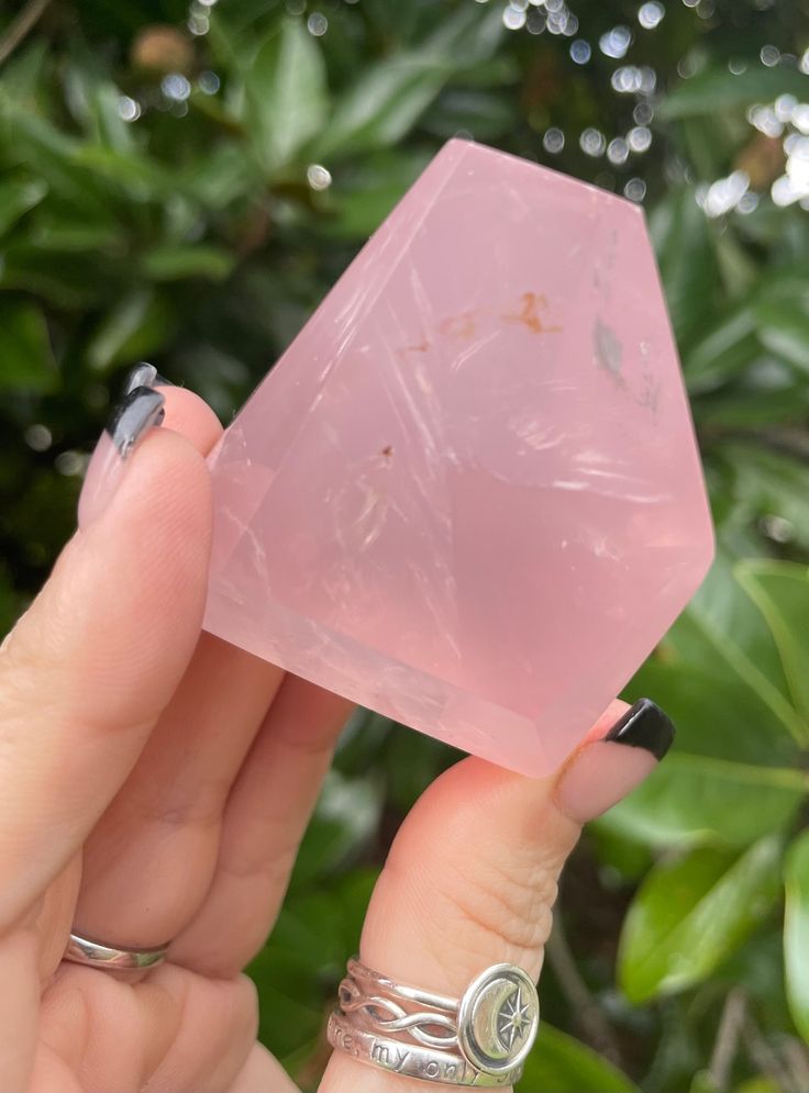 Rose Quartz Free Form Crystal